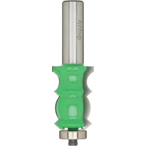 Image for Grizzly C1384 - Face Moulding Bit w/ Guide Bearing, 1/2" Shank