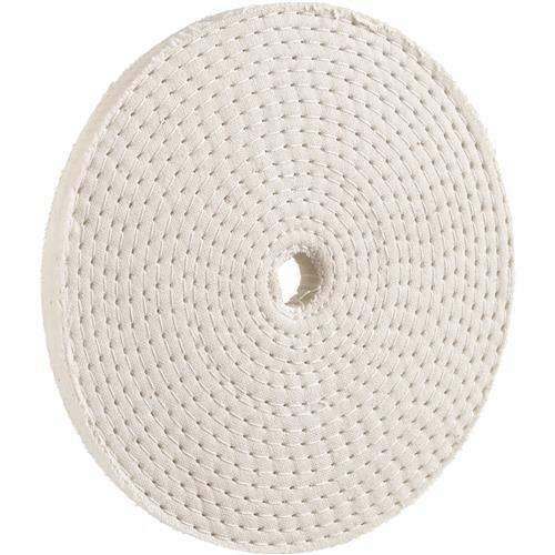 Image for Steelex D2503 - 5" x 40 Ply x 1/2" Spiral Sewn Buff Wheel, 5,000 RPM