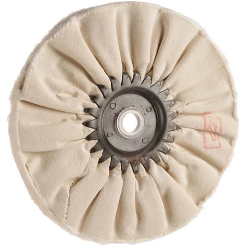 Image for Woodstock D2518 - 6" x 12 Ply x 1/2" Airway Soft Buff Wheel, 3500 RPM