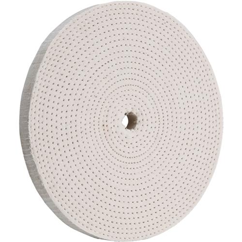 Image for Woodstock D3185 - 8" x 60 Ply x 5/8" Spiral Sewn Buff Wheel, 4,000 RPM
