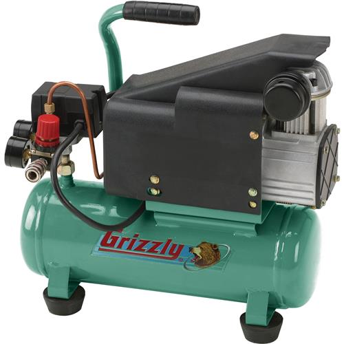Image for Grizzly G0468 - 1.5-Gallon 1.5 HP Air Compressor