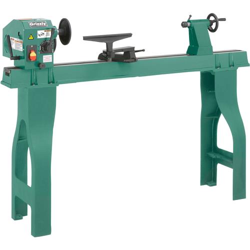 Image for Grizzly G0584 - VS Wood Lathe w/ Cast-Iron Legs