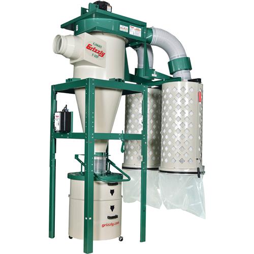 Image for Grizzly G0601 - 5 HP 3-Phase Cyclone Dust Collector