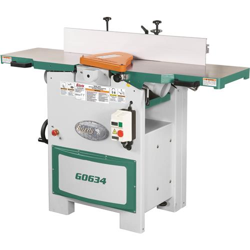 Image for Grizzly G0634 - 12" Jointer / Planer w/ Spiral Cutterhead