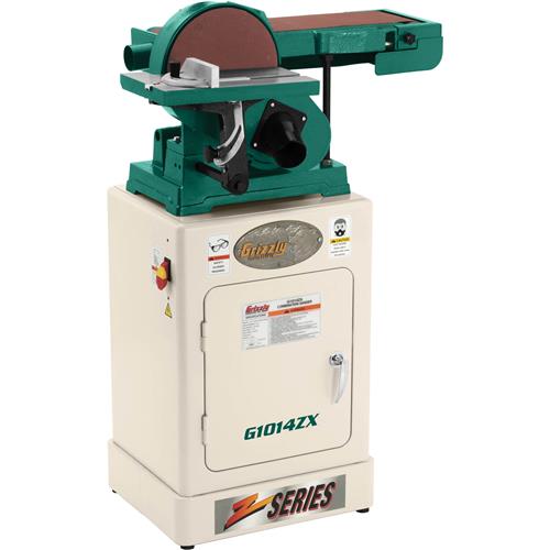 Image for Grizzly G1014ZX - 6" x 48" Belt/9" Disc Combo Sander with Cabinet Stand