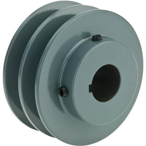 Image for Grizzly G6268 - Double V-Groove Pulley - 3" Pitch Dia., 7/8" Bore