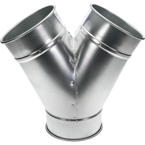 Image for US Duct G7354 - 6" to 6" x 6" Industrial Dust Collection Y-Branch