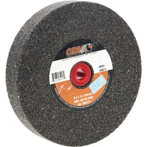 Image for Camel Grinding Wheels G7412 - A/O 6" x 1" x 1" Grinding Wheel, Type 1, 24 Grit