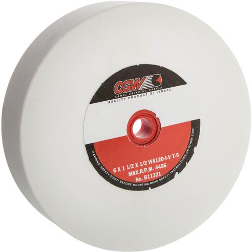 Image for Camel Grinding Wheels G7416 - A/O 6" x 1-1/2" x 1/2" Grinding Wheel, Type 5, 120 Grit