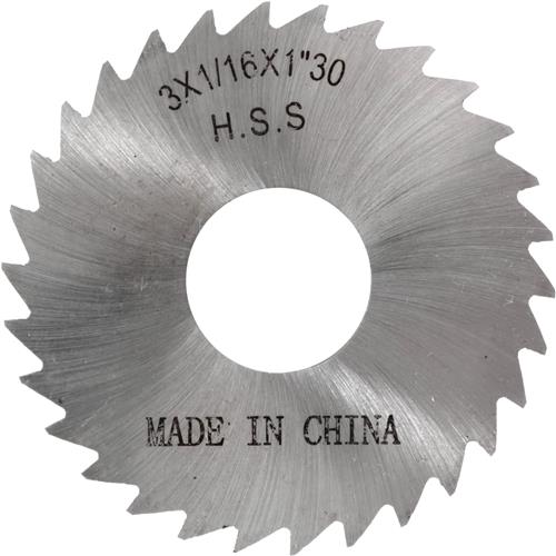 Image for Grizzly G9477 - HSS Slitting Saws - 3" x 1/16" x 1" 30T