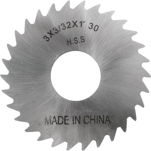 Image for Grizzly G9478 - HSS Slitting Saws - 3" x 3/32" x 1" 30T