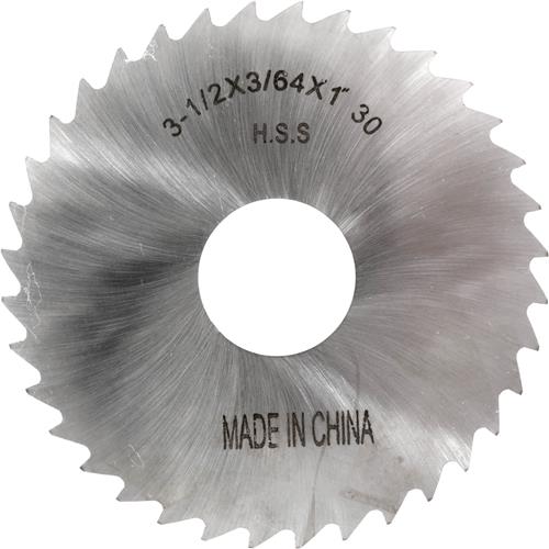 Image for Grizzly G9481 - HSS Slitting Saws - 3-1/2" x 3/64" x 1" 30T