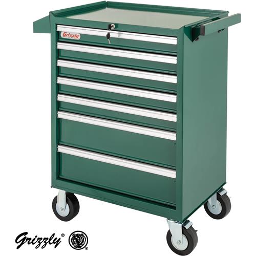 Image for Grizzly H0842 - 7-Drawer Tool Cabinet with Ball Bearing Drawer Slides
