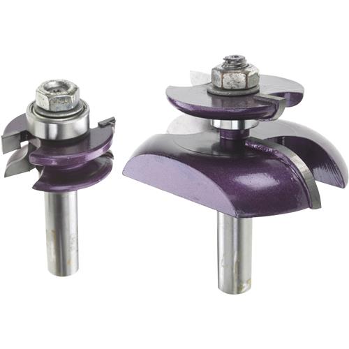 Image for Grizzly H5553 - Panel Bit 2 Pc. Set w/ Undercutter, 1/2" Shank