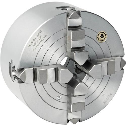 Image for Bison T25338 - 5" 4-Jaw Plain Back Independent Chuck