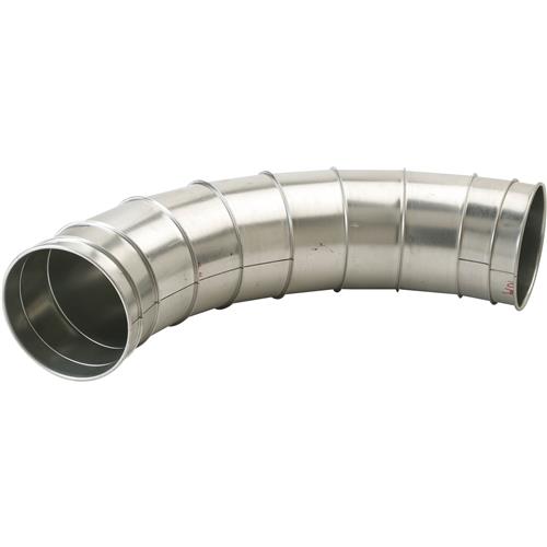 Image for US Duct T26676 - 10" 90 Deg Industrial Dust Collection Long Radius Elbow