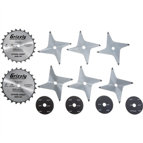 Image for Grizzly T26696 - Grizzly Extreme Series 8" Dado Set