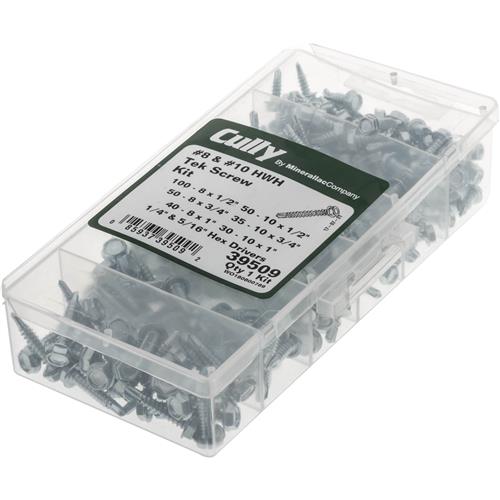 Image for Minerallac T28808 - Hex Washer Head Tek Screw Kit, 307 pc.