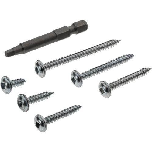 Image for Minerallac T28822 - #8 Round Washer Head Sheet Metal Square Drive Screw Kit, 261 pc.