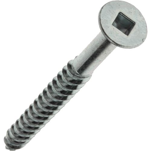 Image for Minerallac T28843 - #10 x 2" #2 Bit Zinc Square Drive Flat Head Wood Screw, 100 pc.