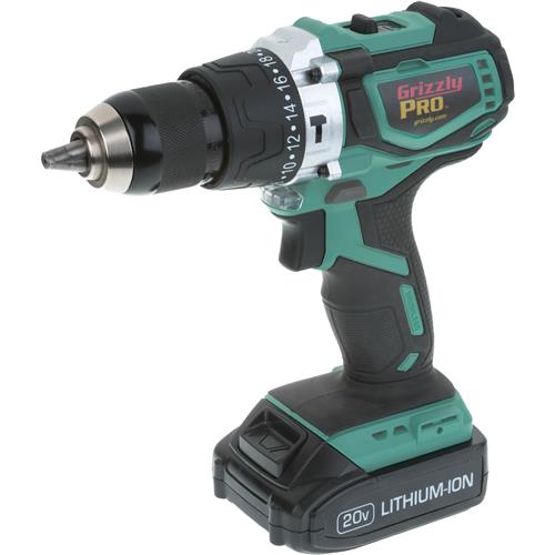 Image for Grizzly PRO T30290X - 20V Hammer Drill Kit with Li-Ion Battery (Charger Not Included)