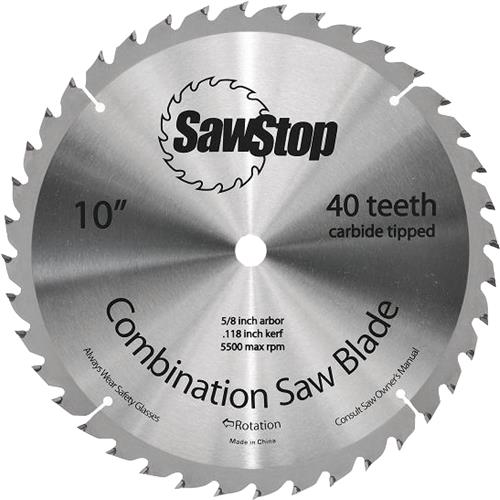 Image for SawStop T30427 - 10" 40-Tooth Combination Table Saw Blade