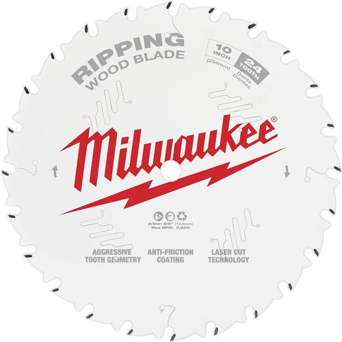 Image for Milwaukee T31145 - 10" 24T Ripping Circular Saw Blade