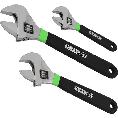 Image for GRIP T32160 - 3 Piece Adjustable Wrench Set
