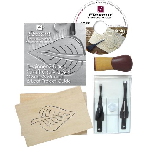 Image for Flexcut T32687 - Beginner 2-Blade Craft Carver Set