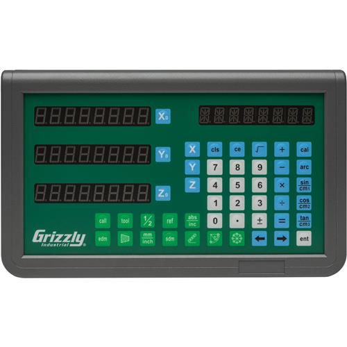 Image for Grizzly T33081 - 2/3 Axis Mill DRO