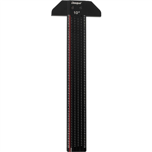 Image for Dasqua T33322 - 10" T-Shaped Ruler with Marked Holes