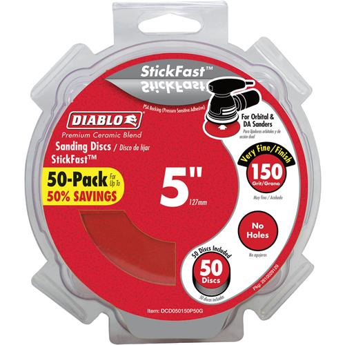 Image for Diablo T33535 - 5" 150 Grit (Very Fine) ROS StickFast™ Discs 50 Pk
