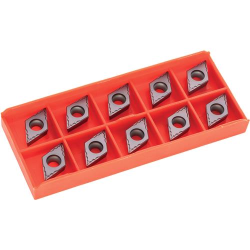 Image for HARLINGEN T34424 - DCMT Carbide Inserts for Stainless Steel, 10-Pk.