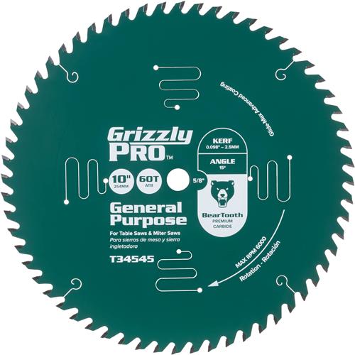 Image for 10" x 5/8" 60T ATB Combination Saw Blade