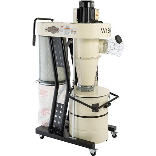Docoo Shop Fox W1868 - 2 HP Portable Cyclone Dust Collector - Grizzly